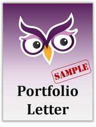 Jonah egbert egbert 1 professor . Sample Portfolio Letter