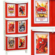 Pengiriman gosend one day delivery Jual Lemari Plastik Pakaian Baju Anak Cowok Napolly 3 Susun Spiderman Keren Di Lapak Ud Mandiri Furniture Bukalapak