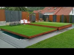 Halbautomatische Begehbare Poolabdeckung 8 5 X 4 2m Youtube In 2020 Diy Swimming Pool Above Ground Swimming Pools Garden Design