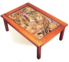 Big Sky Carvers William Herrick Trout Stream Coffee Table Coffee Table Fishing Table Coffee Table Wood