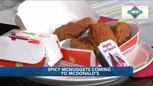 They consist of small pieces of reconstituted boneless chicken meat that have been. Spicy Mcnuggets Coming To Mcdonald S
