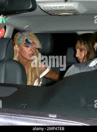 Actress Tara Reid leaves the nightclub Coco DeVille with friends in West  Hollywood, CA. 7/01/08 Stock Photo