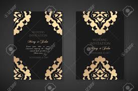 5 out of 5 stars. Wedding Invitation Templates Cover Design With Ornaments And Black Background Vector Decorative Vertical Posters With Copy Space Royalty Free Cliparts Vectors And Stock Illustration Image 153961379