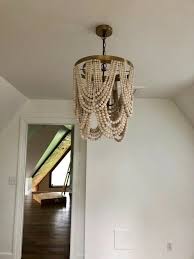 You can also choose from modern white wood chandelier, as well as from wooden, iron, and aluminum white wood. Whitewash Wood Draped Bead 4 Light Chandelier By World Market For Sale Online Ebay