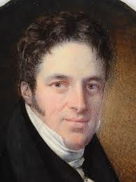 Edouard Joseph Corbet (1772-1825) "Portrait of a gentleman", fine miniature  (m)