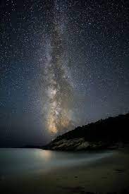 Sand Beach Milky Picture Places National Parks Arcadia National Park