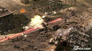 A massive nuclear fireball explodes high in the night sky, marking the dramatic beginning of the command & conquer 3 tiberium wars unveils the future of rts gaming by bringing you back to where it all began: Command Conquer 3 Tiberium Wars Xbox 360 Command And Conquer Command Conquer 3 Conquer