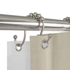 Maytex Mills Luminex Open Double Glide Shower Curtain Hooks Shower Curtain Hooks Shower Curtain Decor Double Shower
