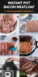 Grandma's meatloaf recipe 2lbs : Bbq Bacon Pressure Cooker Instant Pot Meatloaf