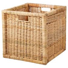 Branas Cestino Rattan Ikea It In 2020 Ikea Basket Kallax Ikea Kallax Shelf