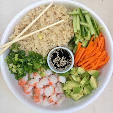 Brown Rice Sushi Bowls Healthy Recipes Healthy Sushi Healthy