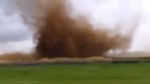 Winter time tornadoes are relatively regular visitors to southern coastlines and they even form in the outer bands of thunderstorms associated with tropical cyclones. Watch Massive Dustnado Form In Australia Abc News