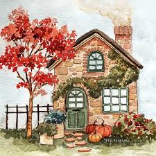 Cute Houses Illustration