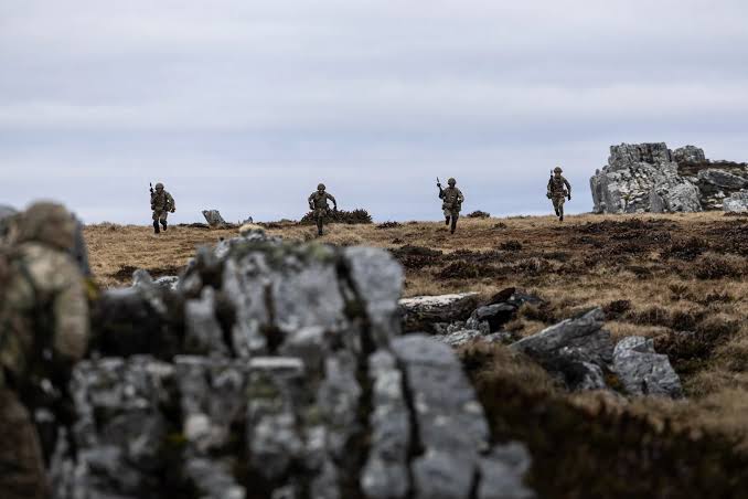 UK troops train to recapture Falklands after Argentina 'sabre-rattling'