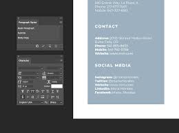 how to make a photoshop resume template