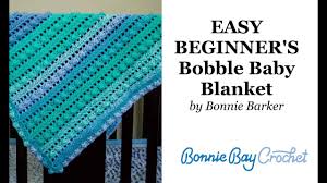 Free intemediate knit blanket pattern. Easy Beginner S Bobble Baby Blanket By Bonnie Barker Youtube