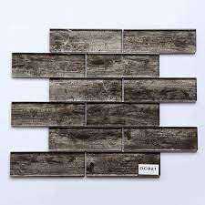 However, sizes for subway tile have expanded to include many other sizes. China 300x300mm Background Decor Wood Look Finish Glass Mosaic Subway Tile China Mirror Tiles Glass Tile