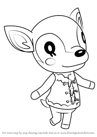 Easy drawing tutorials for beginners, learn how to draw animals, cartoons, people and comics. Learn How To Draw Fauna From Animal Crossing Animal Crossing Step By Step Drawing Tutorials