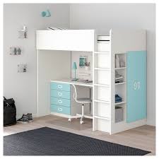 Ikea Stuva Fritids Cama Alta Escritorio Armario Stuva Loft Bed Loft Bed Loft Bed Frame