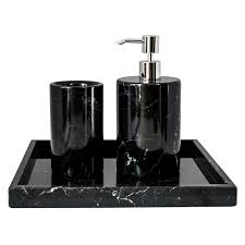 Maybe you would like to learn more about one of these? Rounded Set For Bathroom In Black Marble For Sale At 1stdibs