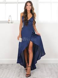 E sono disponibili anche prodotti simili. Vestiti Lunghi Blu Abiti Lunghi Smanicato Di Poliestere Monocolore Vestiti Lunghi Eleganti Scollato Sulla Schiena Spacco Frontale Bretelle Abiti Milanoo Com