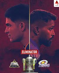 It's time for the big clash today 😎🔥 Get ready for the nail-biting GT vs  MI Eliminator 💥 Will the five-time champs rise again or will GT take the  spotlight?🧐 . . . . . #