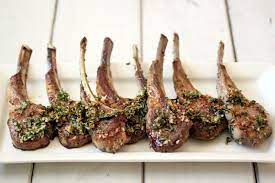Smash some fresh garlic cloves to add to the pan. Pan Seared Lamb Chops With Rosemary And Garlic Lamb Chop Recipes Lamb Chops Lamb Ribs