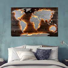 Klicken sie auf ein land, um eine. Weltkarte Amundsen Hintergrund Vintage Dekor Wandbild Aus Holz