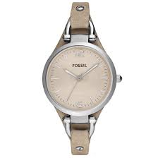 fossil fes2830 bayan kol saati saat ve saat lederuhren damenuhren modische armbanduhren