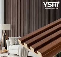 Oak Brown Slat Wood Wall Panels - (94" Long & 106" Long) x (5 3/4" Wid