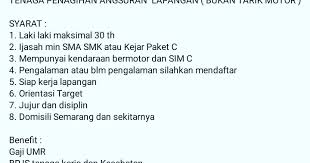 In 1990, the company changed its name to pt astra international tbk. Lowongan Kerja Fif Grup Semarang Posisi Tenaga Penagihan Angsuran Lapangan Juni 2019 Loker Swasta