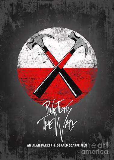 Pink Floyd The Wall Digital Art by Bo Kev - Metal Posters