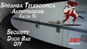 Barra antiscasso per scuri blindy 75120 dn daolio www. Spranga Telescopica Antintrusione Security Door Bar Diy Youtube