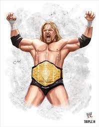 Wwe Triple H World Heavyweight Champion Big Gold By Baguettepang Deviantart Com On Deviantart Triple H Wwe Wwe World