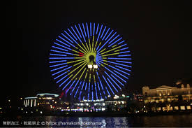 ピカチュウ大量発生チュウ で観覧車 コスモクロック がピカチュウ仕様で18時からライトアップ 観覧車 横浜みなとみらい みなとみらい
