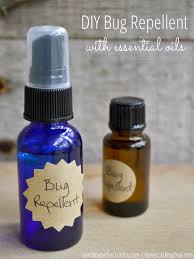 homemade bug repellent with essential oils