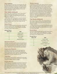The Tamer A Full Class Designed Around Taming And Summoning Creatures Pdf In Comments Unearthedarcana In 2020 Class Design Summoning Dnd Classes