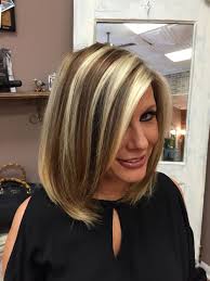 Something really new and different for all age groups to try for. Bold Chunk Highlights Bob Modern Techniques Chunky Blonde Highlights Blonde Highlights On Dark Hair Hair Streaks
