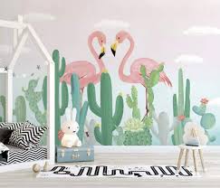 See more ideas about decor, room, flamingo decor. Amazon Com Murwall Kids Wallpaper Flamingo Wall Mural Cactus Desert Wall Art Nursery Wall Decor Boys Girls Bedroom Children Rooms Baby Room Decor Handmade