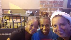 Had the privilege of feeding these young ladies again tonight. Donna  Everson and Sally Burke.