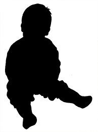 Beautiful Silhouettes Of Children Baby Silhouette Silhouette Silhouette Images