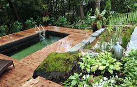 Jardin La Piscine Naturelle Et L Etang De Baignade Le Devoir
