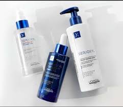 Cheap hair loss products, buy quality beauty & health directly from china suppliers:l'oréal professionnel serioxyl denser stemoxydine hair purc new hair growth spray fast grow hair oil hair loss treatment for thinning hair products hair care for men women 30ml. Jual Paket L Oreal Serioxyl Denser Hair Thicker Hair Serum 90ml Dan Shampoo 250ml Loreal Perawatan Anti Hair Loss Terbaru Juni 2021 Blibli