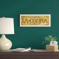 Check spelling or type a new query. La Cucina Sign Wayfair