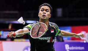 © badminton indonesia pasangan ganda putra indonesia, mohammad ahsan/hendra setiawan, menjalani laga babak kedua denmark open 2019 di odense sportspark, kamis (17/10/2019). Pccv64qlmz6gmm