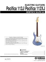 Kurt began playing guitar at the age of nine in kalamazoo. Yamaha Pacifica 112j Service Manual Pdf Download Manualslib