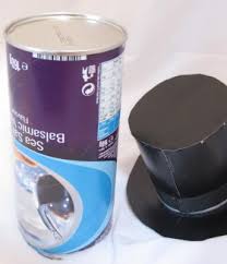 :)oooooooo a black deck of cards!: Pringle Tin Top Hat Fascinator Craftbits Com