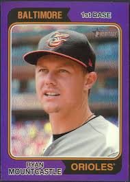 2023 Topps Heritage Chrome High Number Ryan Mountcastle #670 Purple  Refractor