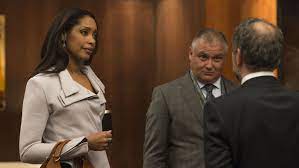 Gina Torres As Jessica Pearson And Conleth Hill As Edward Darby In Suits Scenes Gina Torres Suits