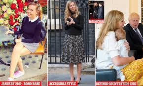 Us first lady's bold fashion trumps uk first girlfriend's conservative style. Stylist Shows How Carrie Symonds Has Transformed Wardrobe Daily Mail Online